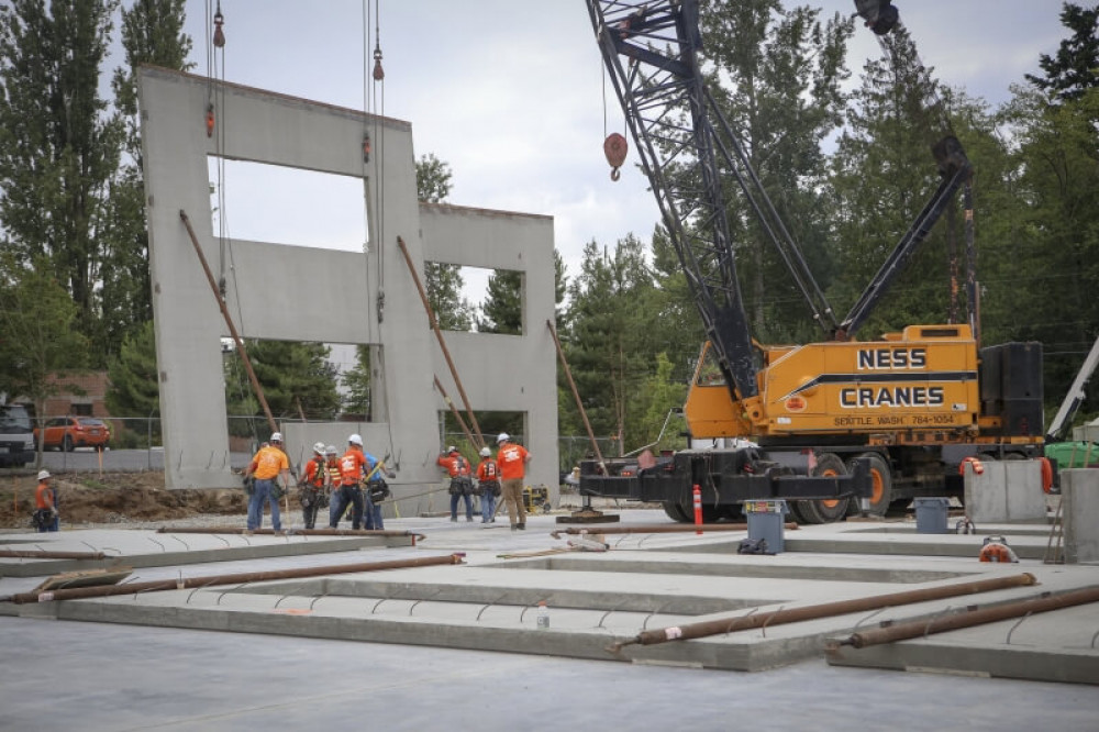 Walls go up at dijulio