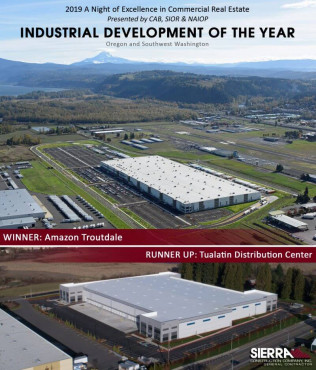 Amazon Troutdale and Tualatin Distribution Center win big at the CAB Night of Excellence Awards
