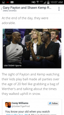 Nancy and Logan make USA Today