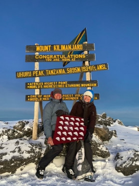 Keith summits Mt. Kilimanjaro