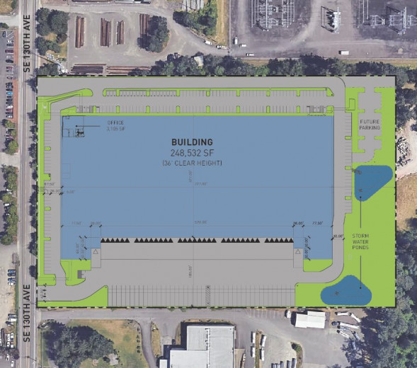 LogistiCenter at Clackamas image: LogistiCenter-at-Clackamas site plan